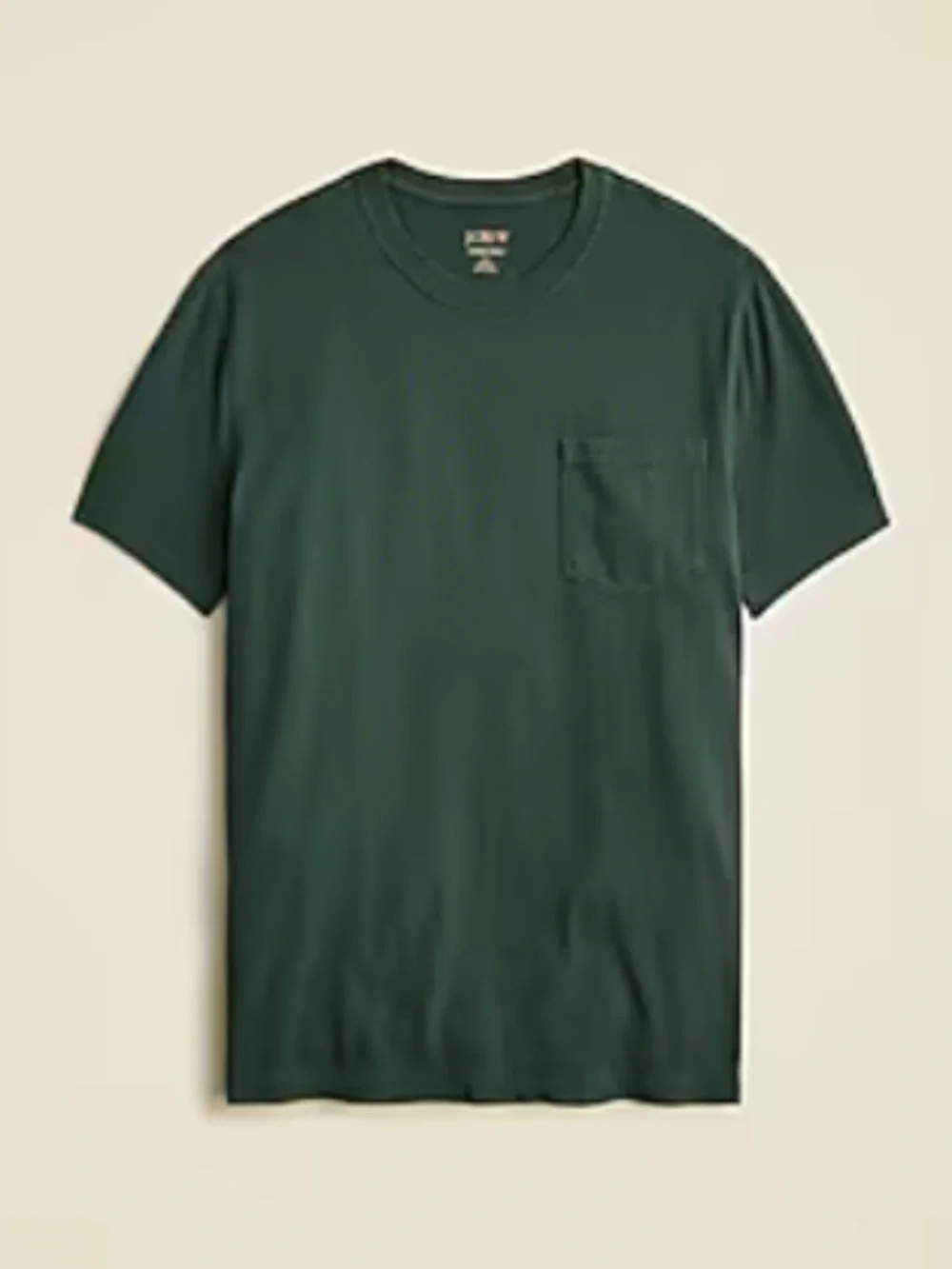 NWT J. Crew green Vintage Wash Pocket T-shirt L Tall